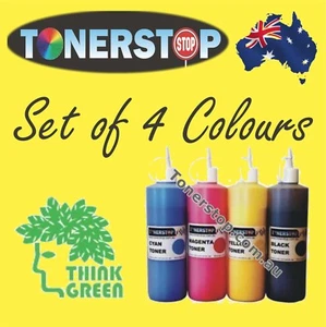 4x TALLY GENICOM 8108 8108N T8108 TONER REFILL SET - Picture 1 of 1