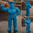 Retro Street Fighter Guile BLUE Mini Figure Doll Statue Toy Capcom Japan Rare