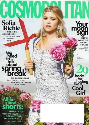 Cosmopolitan Magazine Sofia Richie Cool Girl Hacks Spring Break Fashion 2020 Foto 1 de 4