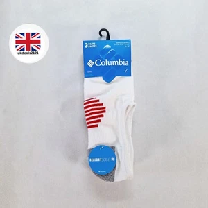 Columbia unsichtbare Herrensocken – Größe 6-12 – 3 Paar – grau & weiß – tief geschnitten NEU - Bild 1 von 9