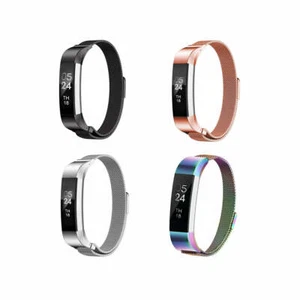 Fitbit Alta Compatible Milanese Loop Band - Purple, Black, Rose Gold or Silver - Picture 1 of 2