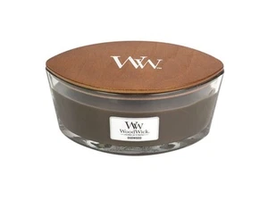 Woodwick eclipse crackling candle, oudwood, new. - Picture 1 of 2