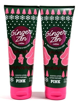 NEW 2 VICTORIA'S SECRET GINGER ZEN SCENTED FRAGRANCE HAND BODY LOTION 8 FL OZ - Image 1 of 3
