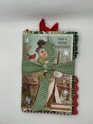Handmade Junk Journal ~ " Frosty the Snowman " - Image 1 of 4