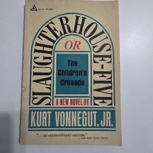 Slaughterhouse-Five Vonnegut JR Anti-War Novel VTG 1969 First Edition 8th Print - Picture 1 of 7