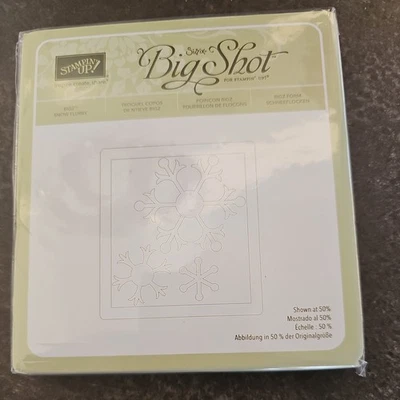 Estampación Sizzix Bigz ~ RÁFAGA DE NIEVE ~ Troqueladora Copo de nieve Tarjeta Papel Corte artesanal Foto 1 de 2