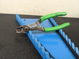 #bm443 Snap-on Tools PWCS7ACF 7" long GREEN Wire Stripper Crimper Cutter - Picture 1 of 19