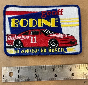 Vintage 1990 Anheuser Busch Geoff Bodine Patch - Picture 1 of 2