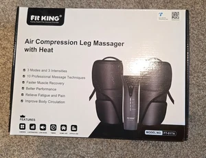 FIT KING FT-017A - Air Compression Leg Massager with Heat 3 Modes - NEW - Picture 1 of 2
