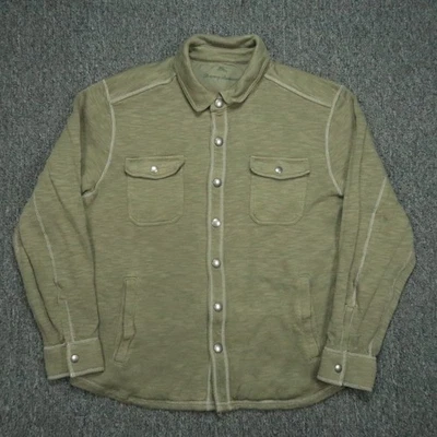 Tommy Bahama Chaqueta Hombres Extra Grande Verde Trinidad CPO Camisa Chaqueta Bolsillos A Presión Foto 1 de 4