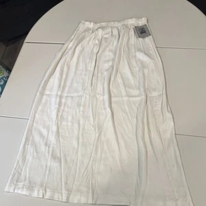 Vintage Amanda Gray Maxi Skirt Size 1X White - Picture 1 of 11