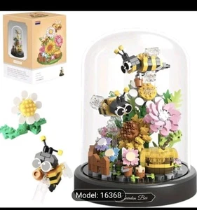 Juego de bloques de construcción GardenBee 588 piezas - Juego de construcción de abejas de jardín de plástico ABS - Imagen 1 de 4