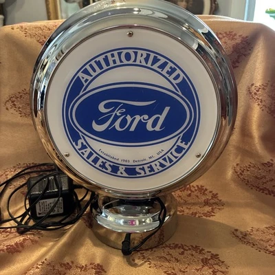 Reloj de neón de mesa Ford * Perfecto para hombre cueva/garaje/hogar * Envío gratuito a EE. UU. Foto 1 de 4