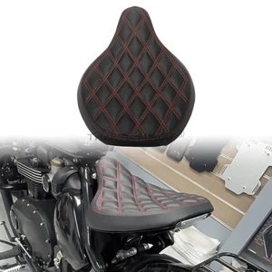 Front Driver Solo Seat Cushion Pad Fit for Triumph Bonneville Bobber 2017-later - Foto 1 di 20