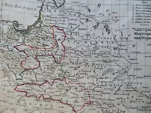 Poland-Lithuania Warsaw Krakow Vilnius East Prussia 1806 Desray scarce Glot map - Picture 1 of 4