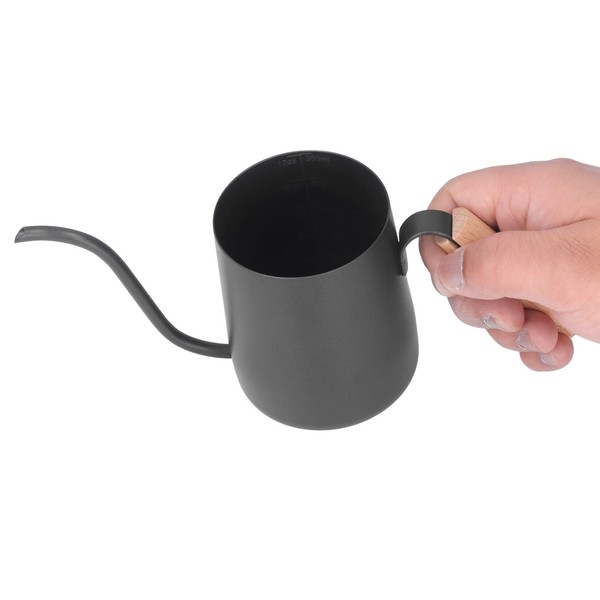 1pc Pour Over Coffee Maker with Filter Portable Coffee Pot Wooden Handle Photo Related