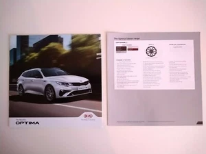 Kia Optima 2 3 Limousine SW Sportswagon T-Shirt GT-Line S UK Broschüre + Technische Daten 2018 - Bild 1 von 1
