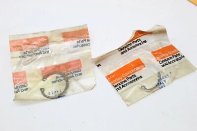 2 anillos de retención de engranajes de transmisión originales Harley-Davidson Aermacchi SPrint MX-250 NUEVOS EN STOCK Foto 1 de 4