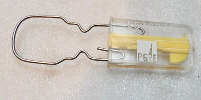 PG&E PGE Electric Meter Security Seal Padlocks Wire You Choose Amount Yellow 292A