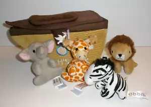 Peluche Arca di Noè Ebba set gioco bambino leone zebra elefante giraffa - Foto 1 di 9