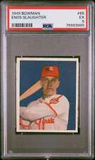 1949 Bowman #65 Enos Slaughter PSA 5 Cardinals  (3989)