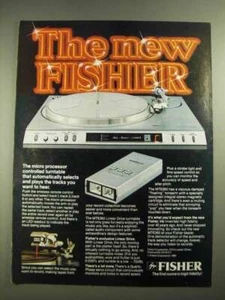 1980 Fisher MT6360 Linear Drive Turntable Ad - Picture 1 of 1