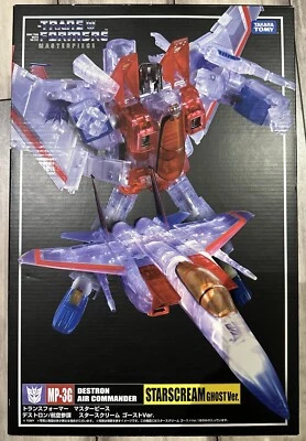 AUTHENTIC Takara Tomy Transformer Masterpiece MP-3G GHOST STARSCREAM Japan Clear - Image 1 of 3