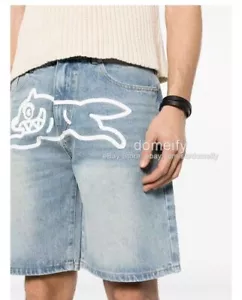 Pantaloncini Uomo Classici Bbc Icecream Denim - Jeans Cane Run Estivi per Stile Casual - Foto 1 di 13