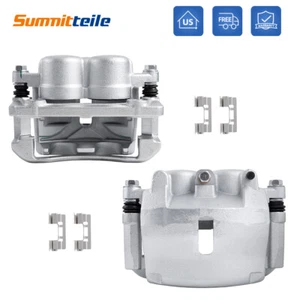 Front Left Right Disc Brake Calipers w/ Brackets For 2005-2008 Ford F150 MARK LT - Picture 1 of 9