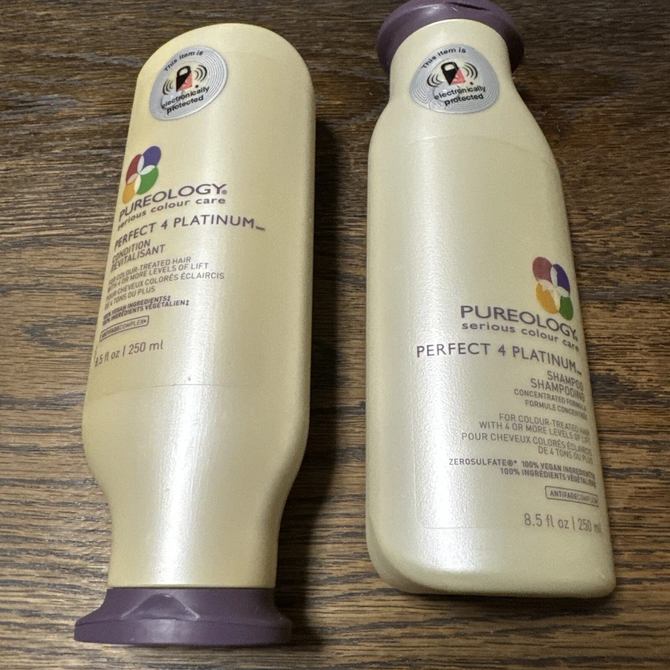 Pureology Perfect 4 Platinum Shampoo & Conditioner - 8.5 oz Each. HTF - Image 1 of 1