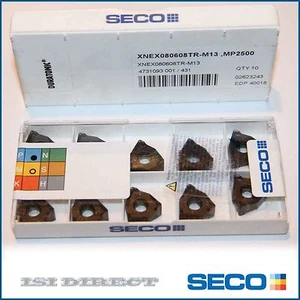  ** SALE ** XNEX 080608TR M13 MP2500 SECO *** 10 INSERTS *** FACTORY PACK *** - Picture 1 of 1