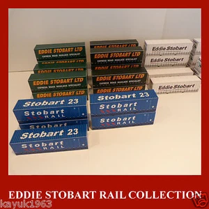 Stobart Rail, Eddie Stobart, Rail Freight Model Card Kits 40ft/45ft N 1:160 x 3 - Picture 1 of 10