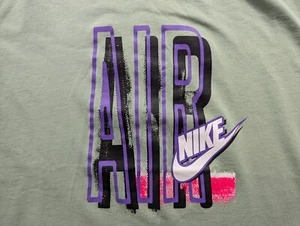 Nike Air The Nike Tee Kurzarm T-Shirt Herren Größe L Grün - Bild 1 von 12