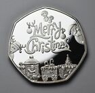 HAPPY CHRISTMAS .999 Silver Commemorative. Santa Claus Gift/Present/Stocking