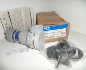 ⭐NEW IN BOX⭐ CROUSE HINDS CRC3034BC 30-Amp Pin&Sleeve Connector 600V 3W 4P 30A - Picture 1 of 17