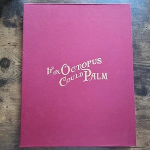 Libro If An Octopus Could Palm edición firmada de lujo Magic Cardistry Dan Dave - Imagen 1 de 10