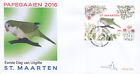Sint Maarten Issue FDC 2016 (73) Birds - Parrots