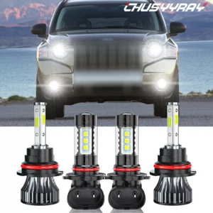 For Jeep Patriot 2007-2009 4-SIDE Headlight High/Low Beam Fog Light Combo 4pcs - Bild 1 von 11