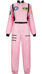 Astronaut Adult Costume Woman Pink S - Picture 1 of 7
