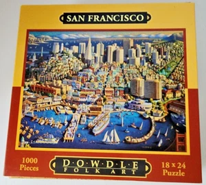 Rompecabezas de arte popular Dowdle San Francisco 18X24 1.000 piezas nuevo - Imagen 1 de 3