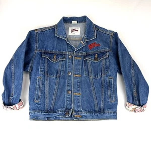 Planet Hollywood Las Vegas Denim Trucker Blue Jean Jacket Kids Sz 10 - Picture 1 of 6