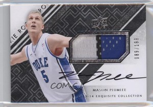 2013-14 Upper Deck Exquisite Collection /199 Mason Plumlee #59 Rookie RC