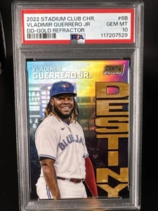 Vladimir Guerrero Jr. /50 2022 Topps Stadium Club Chrome Destiny Gold PSA 10 - Picture 1 of 5