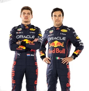 2022 F1 Max & Checo Racing Suit CIK/FIA Level 2 F1 Karting Suit In All Sizes - Picture 1 of 4