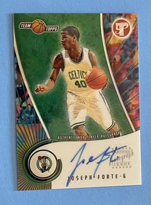 Topps 2001 impecable autografiado novato A-JF Joseph Forte - Imagen 1 de 3