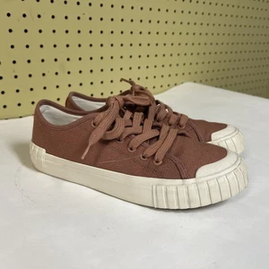 NUEVO Taos One Vision Zapatos Tenis Mujer 6 Arcilla? Lona con cordones OVI-19481 - Imagen 1 de 9