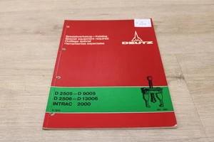 Deutz Fahr D2505 D2506 Intrac 2000 Spezialwerkzeug Katalog   8/1975 xb11018 - Picture 1 of 3