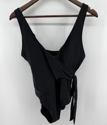 Jones New York 1 Pieza Traje De Baño Mujer Talla Grande Ajustable Sujetador Acolchado Negro Foto 1 de 4