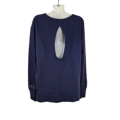 Sudadera deportiva para mujer VS Victorias Secret mediana ojo de cerradura espalda abierta pulóver Foto 1 de 4