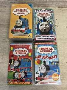 4 x Thomas the Tank Engine & Friends VHS Bundle Classic Collection Playtime - Imagen 1 de 21